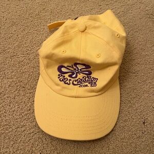 Yellow baseball cap